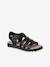 Multi-Strap Sandals for Children black+gold - vertbaudet enfant 