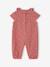 Baby girl's short-sleeved jumpsuit blush - vertbaudet enfant 