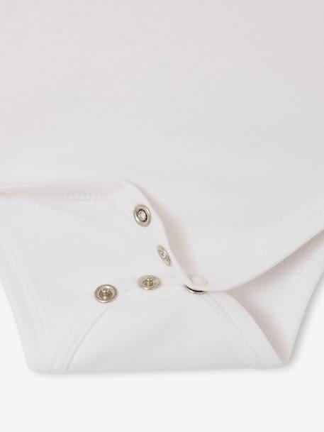 Pack of 5 short-sleeved baby bodysuits set white - vertbaudet enfant 
