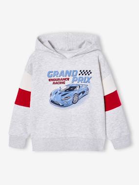 Sweat capuche imprimé - vertbaudet enfant Garçon-Sweat capuche imprimé
