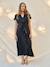Long Shirt Dress for Maternity & Nursing, ENVIE DE FRAISE beige+black+khaki - vertbaudet enfant 