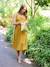 Nursing clothes long dress ochre - vertbaudet enfant 