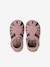 Sandales bébé cuir à scratchs fermées acajou+marine+or+rose - vertbaudet enfant 