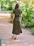 Long Shirt Dress for Maternity & Nursing, ENVIE DE FRAISE beige+black+khaki - vertbaudet enfant 