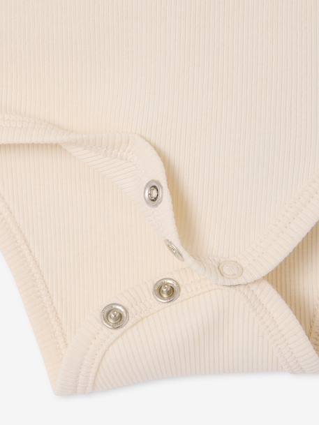 Pack of 3 long-sleeved baby bodysuits sage green - vertbaudet enfant 