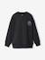 Round-neck oversized sweatshirt for boys anthracite - vertbaudet enfant 