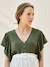 Linen Blouse for Maternity & Nursing by ENVIE DE FRAISE beige+khaki - vertbaudet enfant 