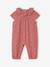 Baby girl's short-sleeved jumpsuit blush - vertbaudet enfant 