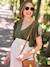 Linen Blouse for Maternity & Nursing by ENVIE DE FRAISE beige+khaki - vertbaudet enfant 
