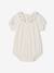 Baby bodysuit with short puff sleeves ecru - vertbaudet enfant 