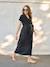 Long Shirt Dress for Maternity & Nursing, ENVIE DE FRAISE beige+black+khaki - vertbaudet enfant 