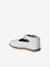 Baby girl's leather Mary Janes with buckle iridescent beige+white - vertbaudet enfant 