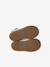 Baby girl's leather Mary Janes with buckle iridescent beige+white - vertbaudet enfant 