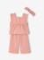 Set for baby girl with English embroidery rose - vertbaudet enfant 