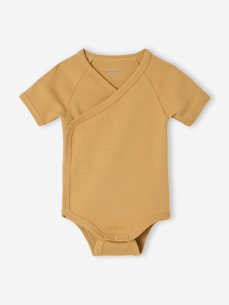 Pack of 5 newborn bodysuit tractor organic cotton tomato red - vertbaudet enfant 