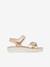 Costarei Girl Sandals by GEOX® for Children gold+pale pink - vertbaudet enfant 