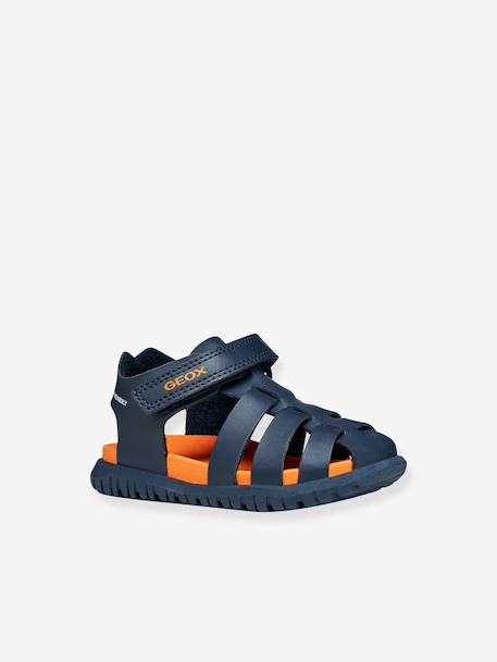 Children's fusbetto sandals blue+navy blue - vertbaudet enfant 
