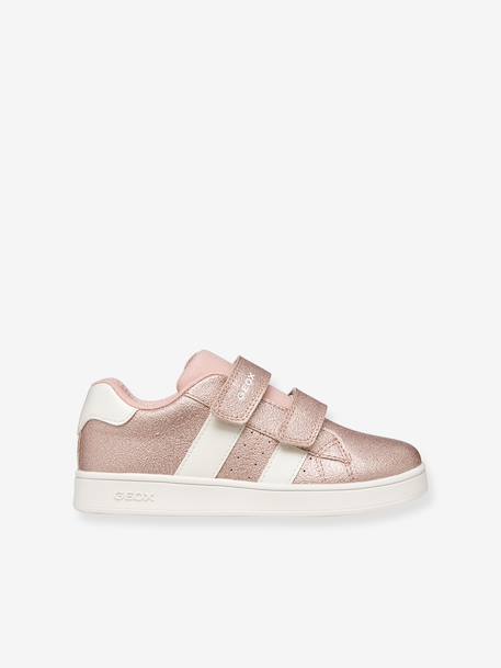 Baskets J ECLYPER GIRL geox rose+rose pâle - vertbaudet enfant 