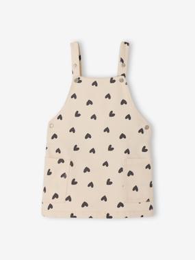 -Robe salopette bébé fille cœur 