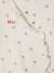 Sleepsuit for newborn girls with a cherry print ecru - vertbaudet enfant 