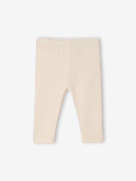 Pack of 2 Basics baby leggings rose+sage green - vertbaudet enfant 
