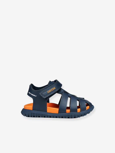 Children's fusbetto sandals blue+navy blue - vertbaudet enfant 
