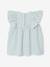 Robe bébé en seersucker carreaux vert+vanille - vertbaudet enfant 