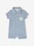 Baby Towelling Playsuit sky blue - vertbaudet enfant 