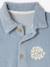 Baby Towelling Playsuit sky blue - vertbaudet enfant 