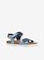Adriel Girl C Sandals by GEOX® for Children blue+pale pink+rose - vertbaudet enfant 