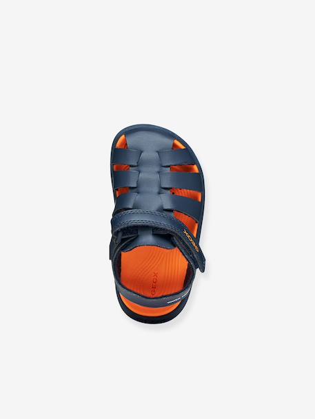 Children's fusbetto sandals blue+navy blue - vertbaudet enfant 