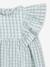 Dress in Seersucker for Babies chequered green+vanilla - vertbaudet enfant 