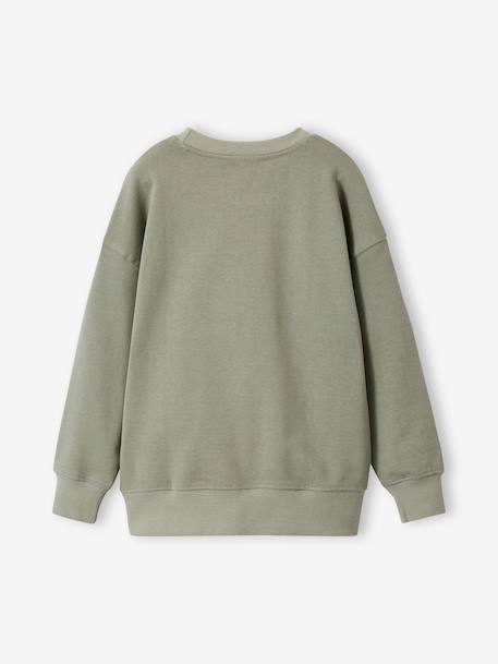 Pack of 2 long-sleeved boy's sweatshirts sage green - vertbaudet enfant 