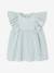 Robe bébé en seersucker carreaux vert+vanille - vertbaudet enfant 