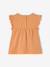 Embroidered short-sleeved T-shirt for baby girls old rose - vertbaudet enfant 