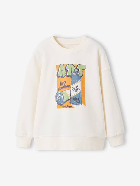 Pack of 2 long-sleeved boy's sweatshirts sage green - vertbaudet enfant 