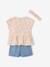 Set of blouse and shorts for baby girls ecru - vertbaudet enfant 