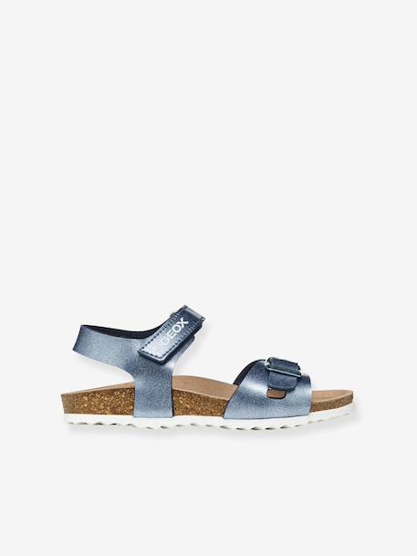 Adriel Girl C Sandals by GEOX® for Children blue+pale pink+rose - vertbaudet enfant 