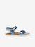 Adriel Girl C Sandals by GEOX® for Children blue+pale pink+rose - vertbaudet enfant 