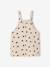 Baby girl's heart dungaree dress ecru - vertbaudet enfant 