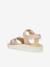 Costarei Girl Sandals by GEOX® for Children gold+pale pink - vertbaudet enfant 