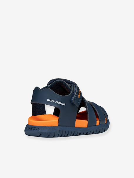 Children's fusbetto sandals blue+navy blue - vertbaudet enfant 