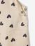 Baby girl's heart dungaree dress ecru - vertbaudet enfant 