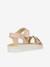 Costarei Girl Sandals by GEOX® for Children gold+pale pink - vertbaudet enfant 