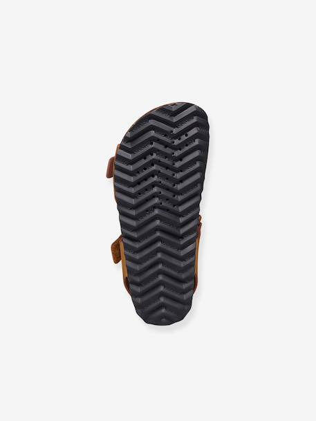 Sandales J GHITA BOY bleu+marron+NAVY RED - vertbaudet enfant 