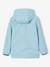 Hooded rain coat with multiple pockets aqua green - vertbaudet enfant 