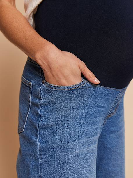 Maternity wide leg jeans double stone - vertbaudet enfant 