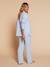 Pyjamas for Maternity in Cotton Gauze, ENVIE DE FRAISE ecru+striped blue - vertbaudet enfant 