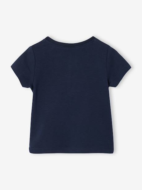 Customisable short-sleeved polo shirt navy blue - vertbaudet enfant 