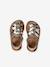 Closed leather sandals gold - vertbaudet enfant 